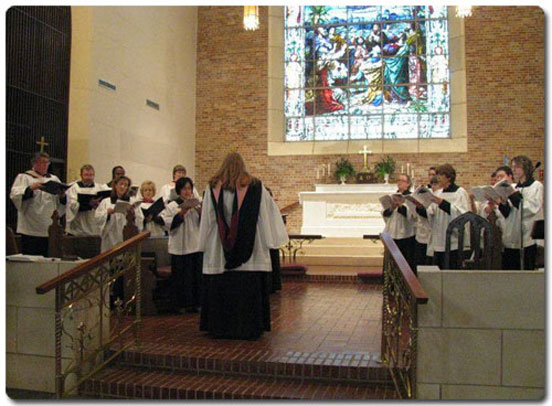 St. Paul's Adult Choir Performing